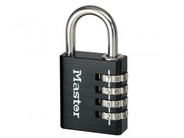 Master Lock Black Finish 40mm 4-Digit Combination Padlock £13.95